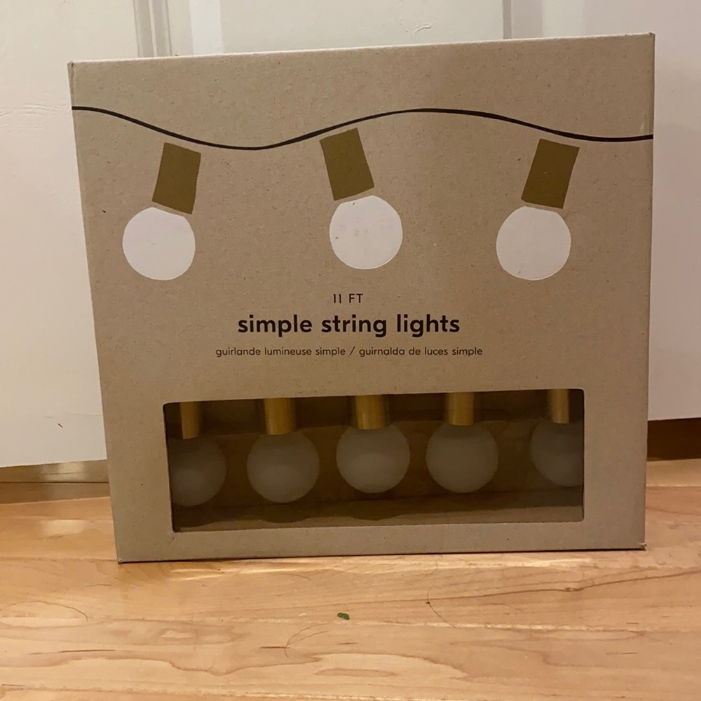 West elm string lights